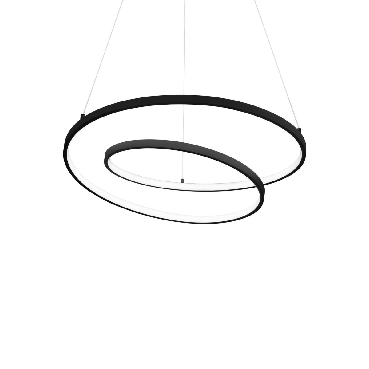 Люстра подвесная Ideal Lux Oz SP D060 On-Off 3000K Черный LED 269436