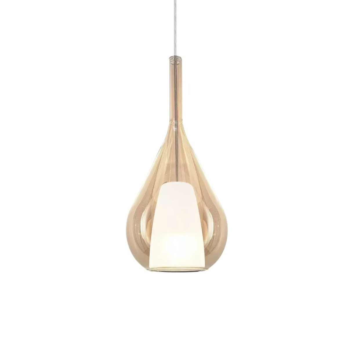 Светильник подвесной Ideal Lux Kalique SP1-3 D18 Янтарь E27 360058