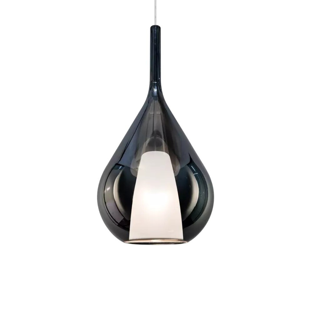 Светильник подвесной Ideal Lux Kalique SP1-3 D28 Серый E27 359724