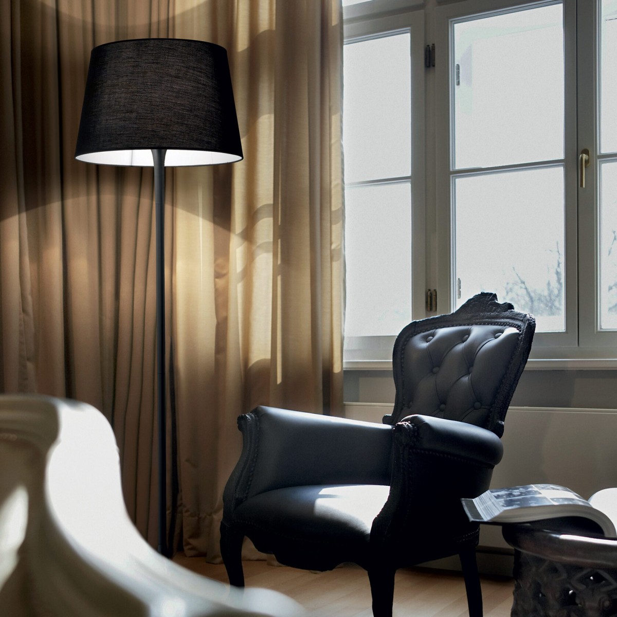 Торшер напольный Ideal Lux London PT1 Белый E27 110233