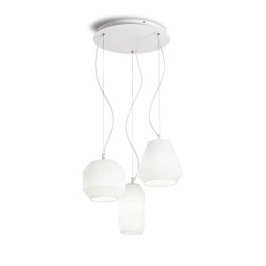 Люстра подвесная Ideal Lux Origami SP3 макс.3x60Вт Белый E27 198095