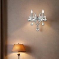 Светильник настенный Ideal Lux Florian AP2 Хром E14 035642