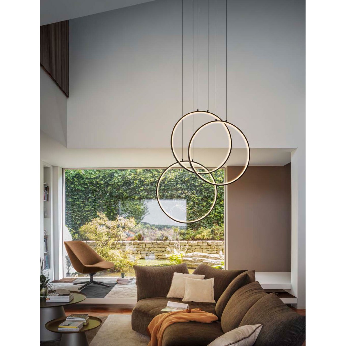 Люстра подвесная Ideal Lux Frame SP Cerchio Черный 3000К 269337