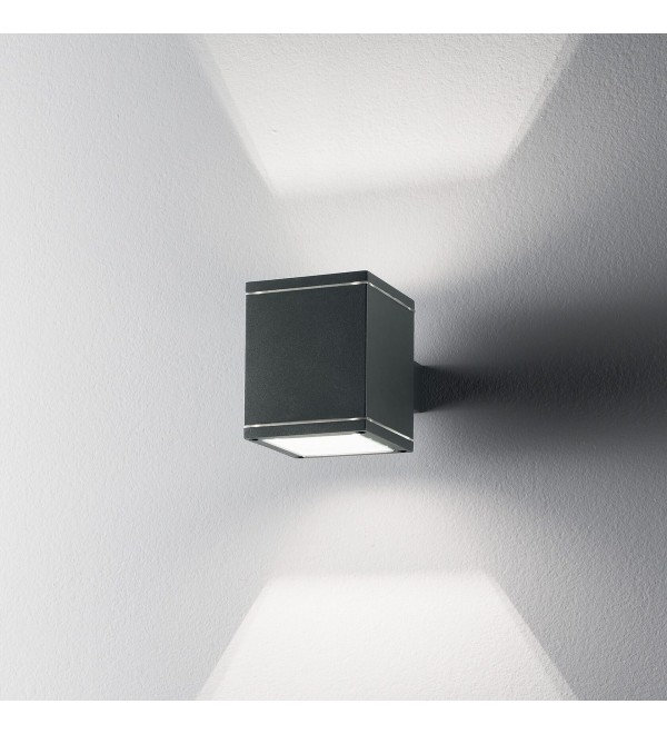 Светильник уличный Ideal Lux Snif AP1 Square Антрацит G9 121963