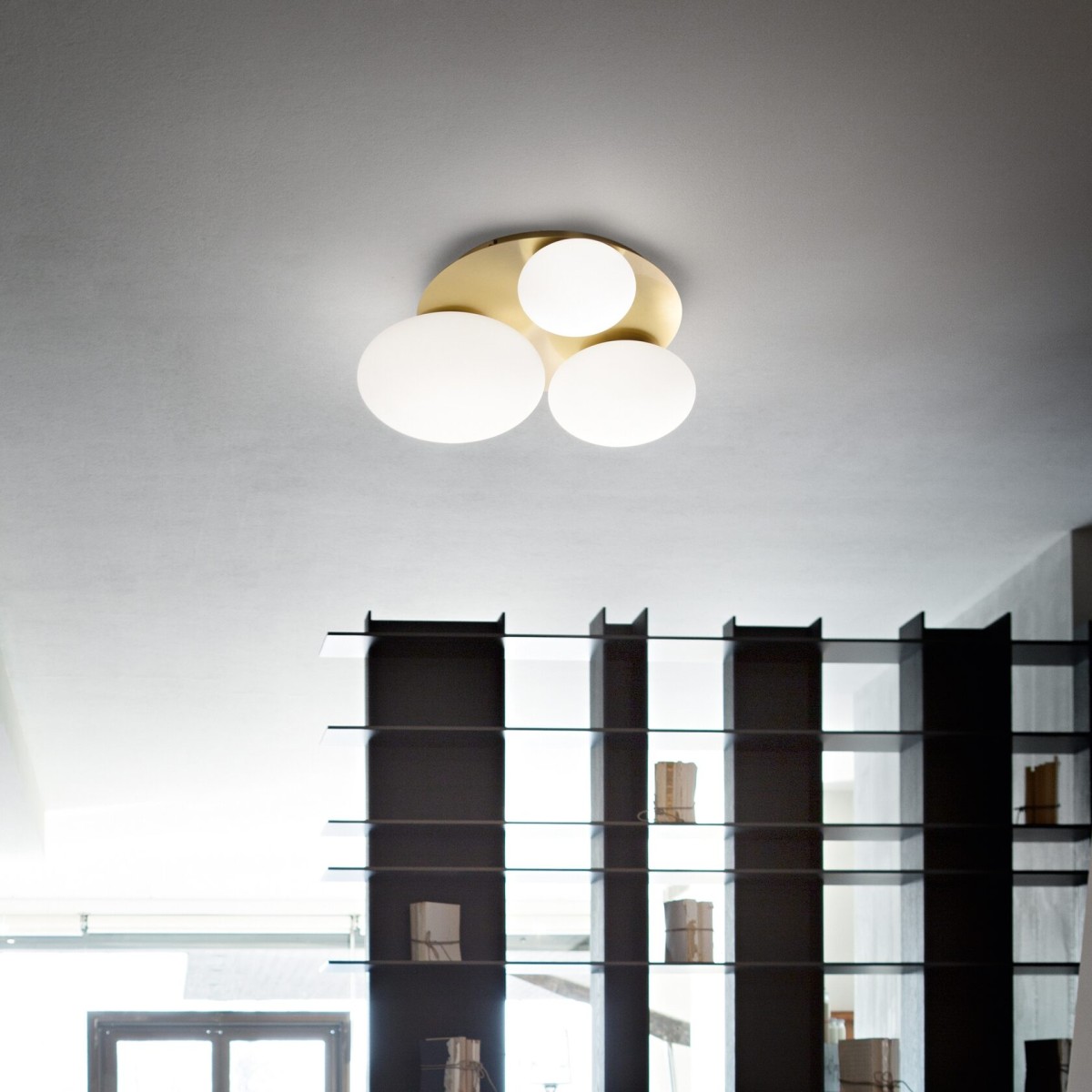 Люстра потолочная Ideal Lux Ninfea PL3 Латунь GX53 293660