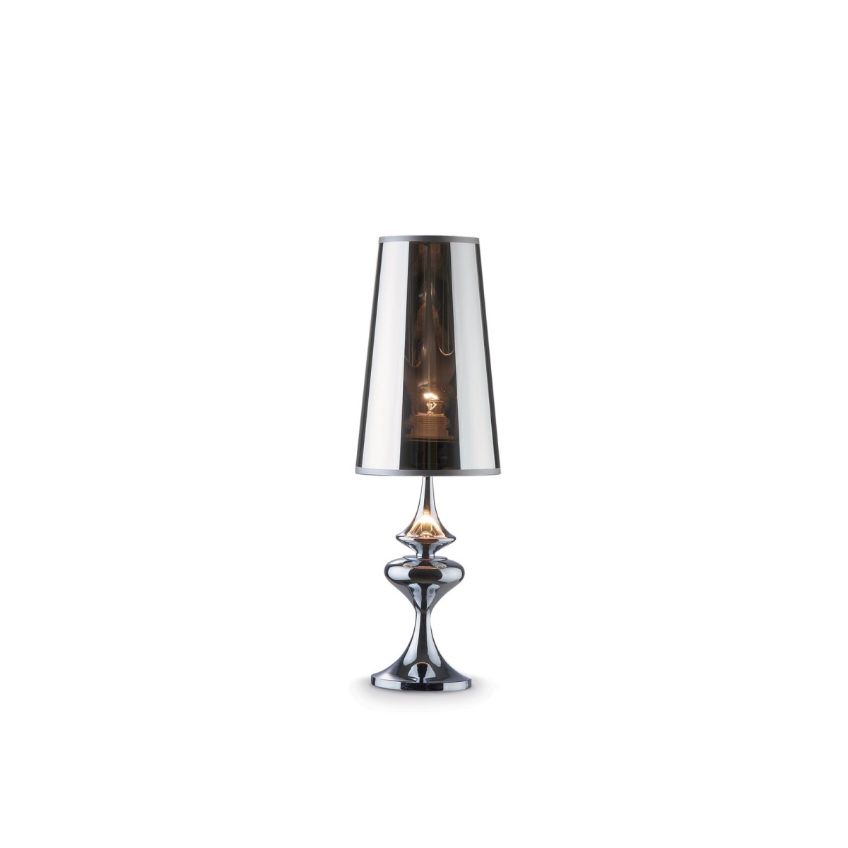 Лампа настольная Ideal Lux Alfiere TL1 Small Хром E27 032467