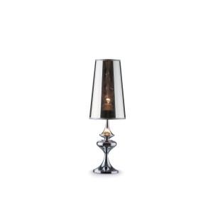Лампа настольная Ideal Lux Alfiere TL1 Small Хром E27 032467