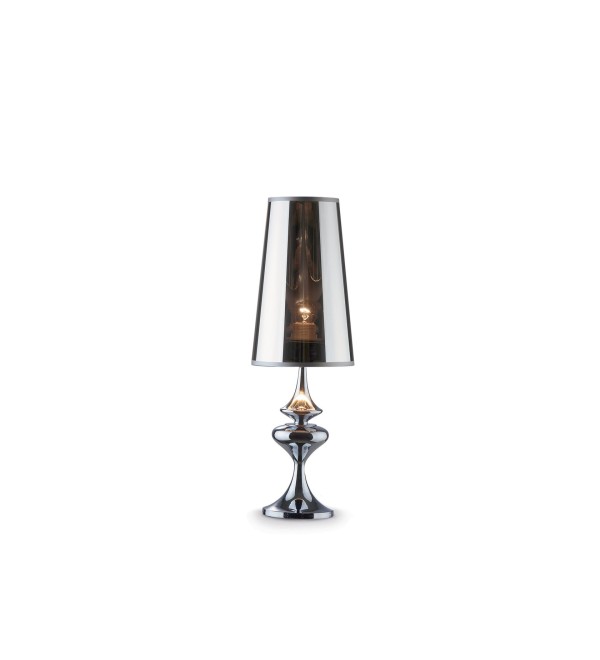 Лампа настольная Ideal Lux Alfiere TL1 Small Хром E27 032467
