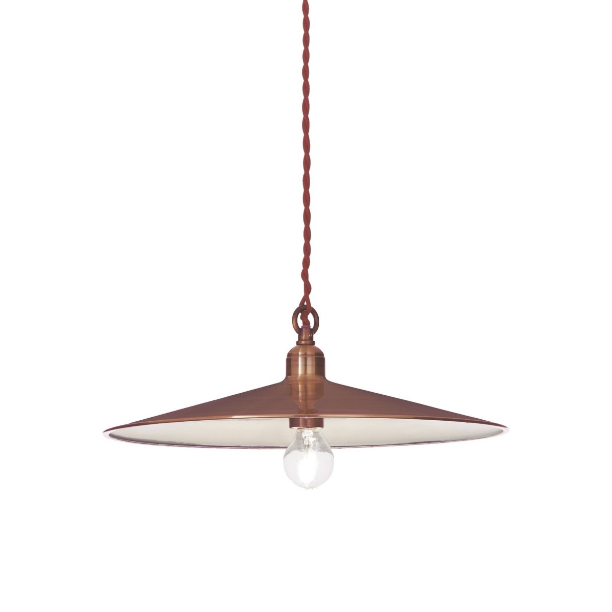 Светильник подвесной Ideal Lux Cantina SP1 Медь E27 112732