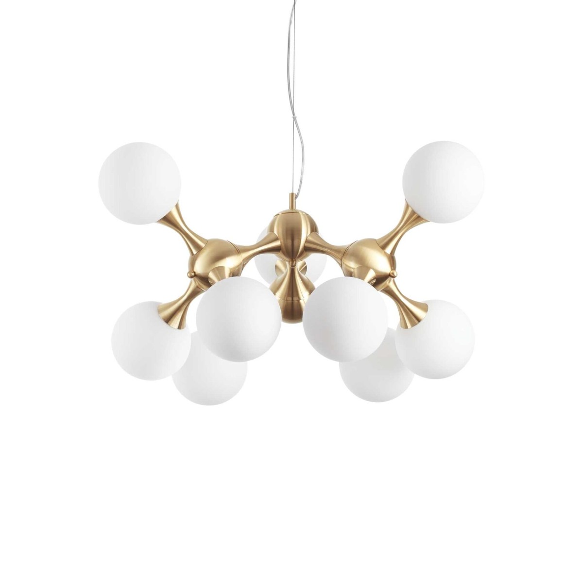 Люстра подвесная Ideal Lux Nodi SP9 Латунь E14 241036