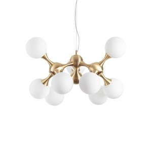 Люстра подвесная Ideal Lux Nodi SP9 Латунь E14 241036