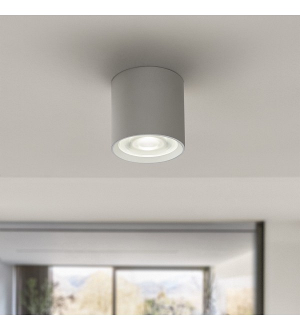 Светильник потолочный Ideal Lux Nitro PL D09 Round 3000K LED Белый мат. 205977