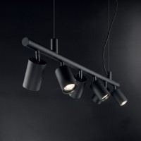 Светильник подвесной Ideal Lux Dynamite SP4 Square Черный GU10 371382