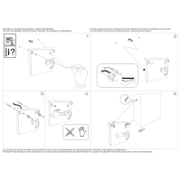Светильник настенный Ideal Lux Flash AP1 Small Белый Гипс G9 214672