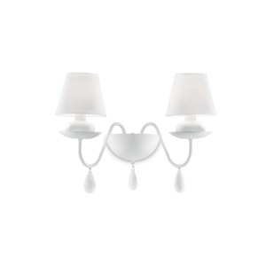 Светильник настенный Ideal Lux Blanche AP2 Белый E14 035598