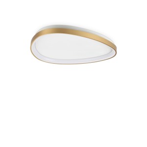 Люстра потолочная Ideal Lux Gemini PL D061 On-Off 3000K Латунь LED 328065