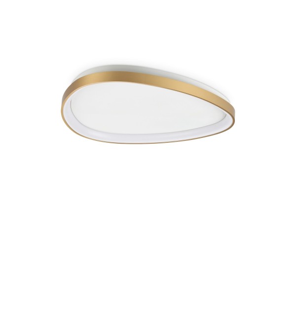 Люстра потолочная Ideal Lux Gemini PL D061 On-Off 3000K Латунь LED 328065