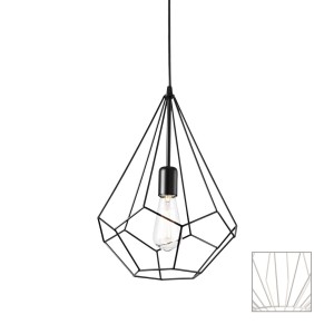 Светильник подвесной Ideal Lux Ampolla-3 SP1 Белый E27 200897