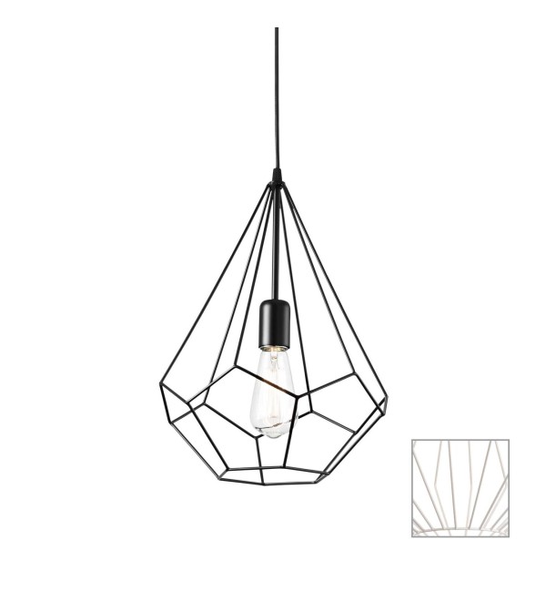 Светильник подвесной Ideal Lux Ampolla-3 SP1 Белый E27 200897