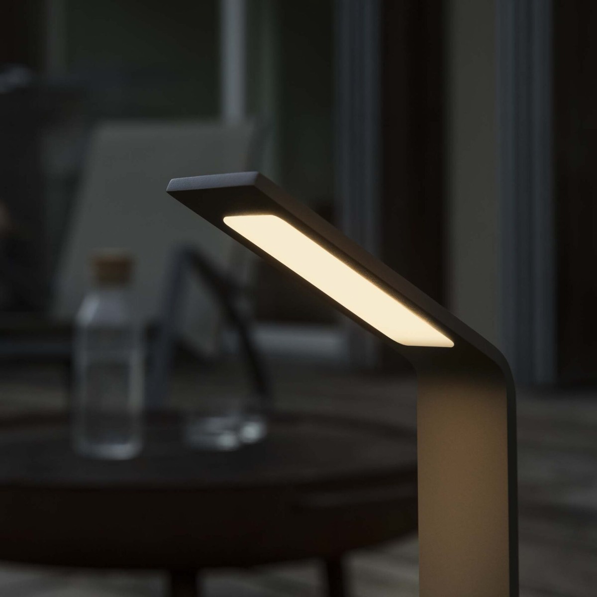 Светильник садово-парковый Ideal Lux Agos PT H60 3000K Черный LED 326696