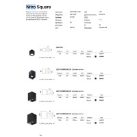 Светильник потолочный Ideal Lux Nitro PL D07 Square 3000K Белый 206011