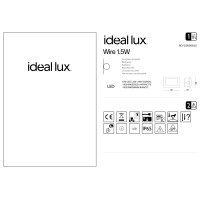 Светильник уличный встраиваемый Ideal Lux Wire FI D09 Белый 3000К LED 268996