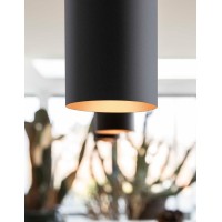 Светильник подвесной Ideal Lux Look SP1 Round D60 H400 Латунь античная GU10 141794