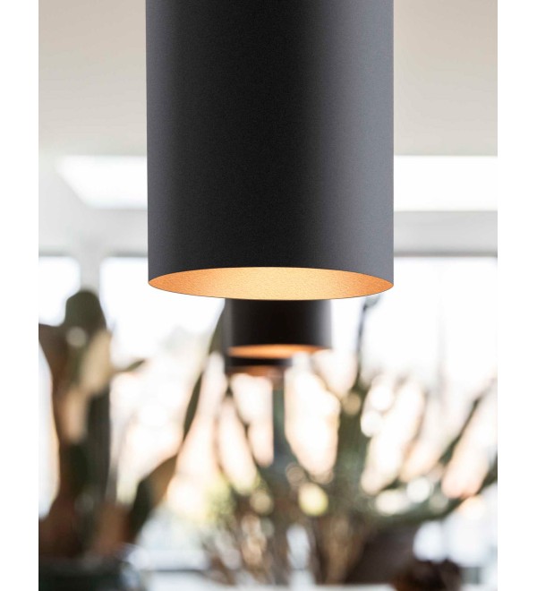 Светильник подвесной Ideal Lux Look SP1 Round D60 H400 Латунь античная GU10 141794
