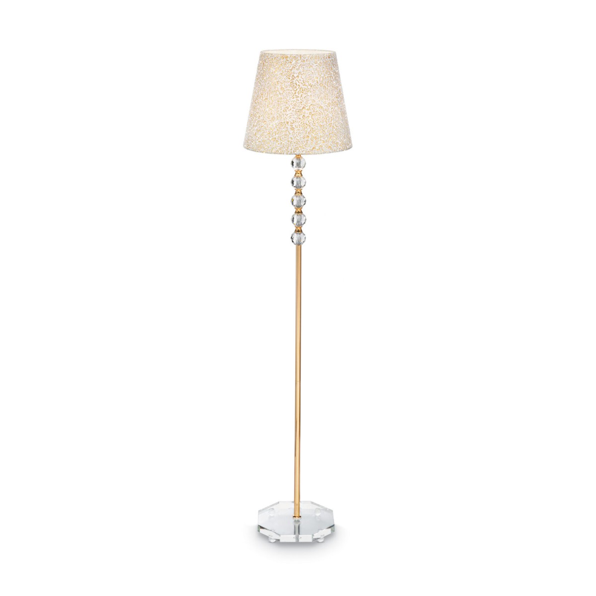 Торшер напольный Ideal Lux Queen PT1 Золото E27 077765
