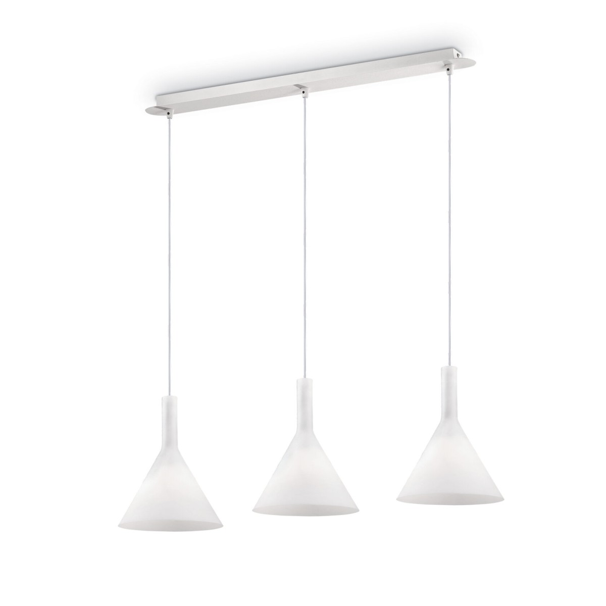 Светильник подвесной Ideal Lux Cocktail SP3 Белый E14 074245