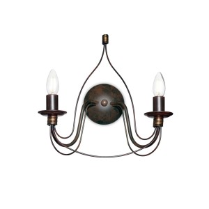 Светильник настенный Ideal Lux Corte AP2 Ржавый E14 057200