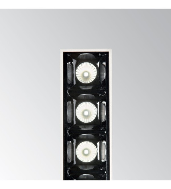 Светильник встраиваемый Ideal Lux Lika FI Slim Square 10W 3000K LED Черный 369518