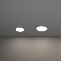 Светильник встраиваемый Ideal Lux Samba FI D55 Round Белый гипс GU10 230580