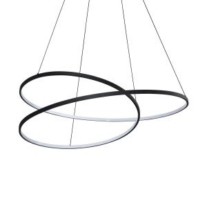 Люстра подвесная Ideal Lux Oz SP D100 On-Off 3000K Черный LED 364896