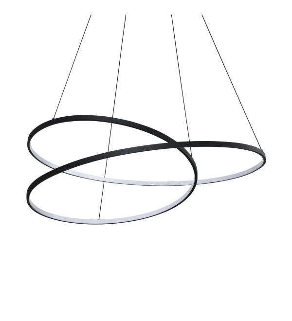Люстра подвесная Ideal Lux Oz SP D100 On-Off 3000K Черный LED 364896