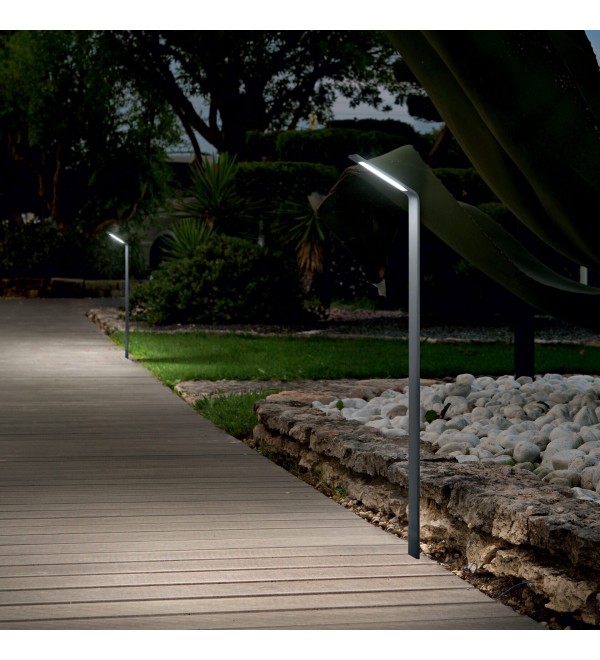 Светильник садово-парковый Ideal Lux Agos PT H60 3000K Антрацит LED 254388