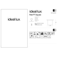 Светильник уличный Ideal Lux Park FI D120 Square Сталь G9 117881