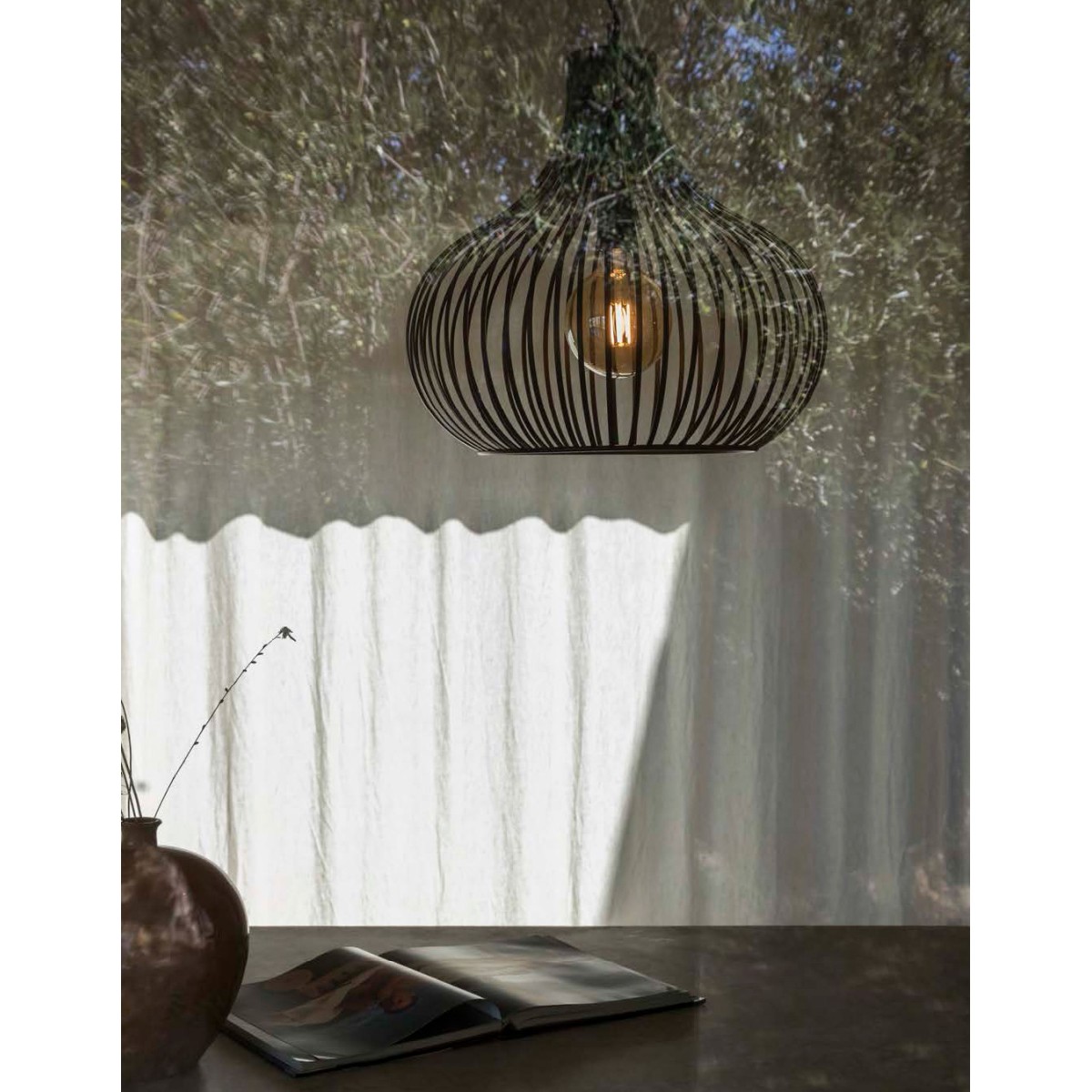 Светильник подвесной Ideal Lux Onion SP1 D47 Коричневый E27 205304
