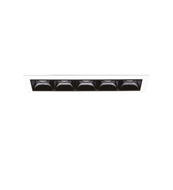 Светильник встраиваемый Ideal Lux Lika FI TRIM 12W 4000K Белый / Черный LED 26787