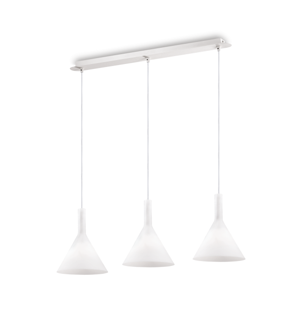 Светильник подвесной Ideal Lux Cocktail SP3 Белый E14 074245