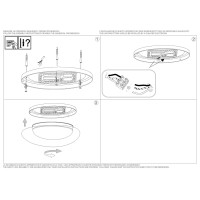 Светильник потолочный Ideal Lux Squish PL D34 Прозрачный 3000К LED 332406