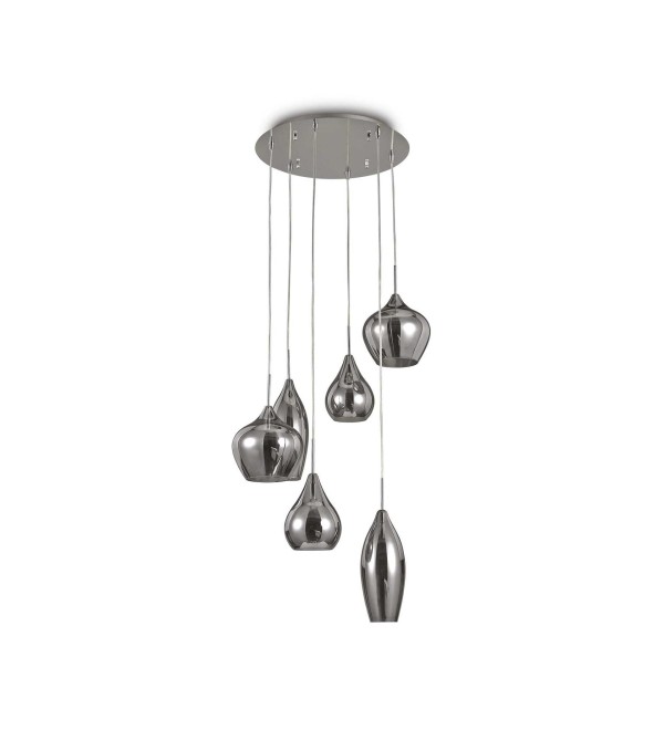 Люстра подвесная Ideal Lux Soft SP6 Серый E14 111841