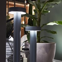 Светильник садово-парковый Ideal Lux Tesla PT4 H80 Антрацит G9 153162