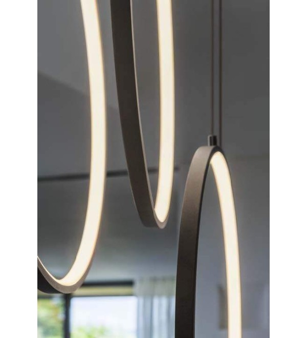 Люстра подвесная Ideal Lux Frame SP Cerchio Черный 3000К 269337