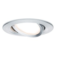 Светильник встраиваемый Paulmann Premium LED Slim Coin Satin dimmable 2700К Алюминий Набор 3 шт. 93903