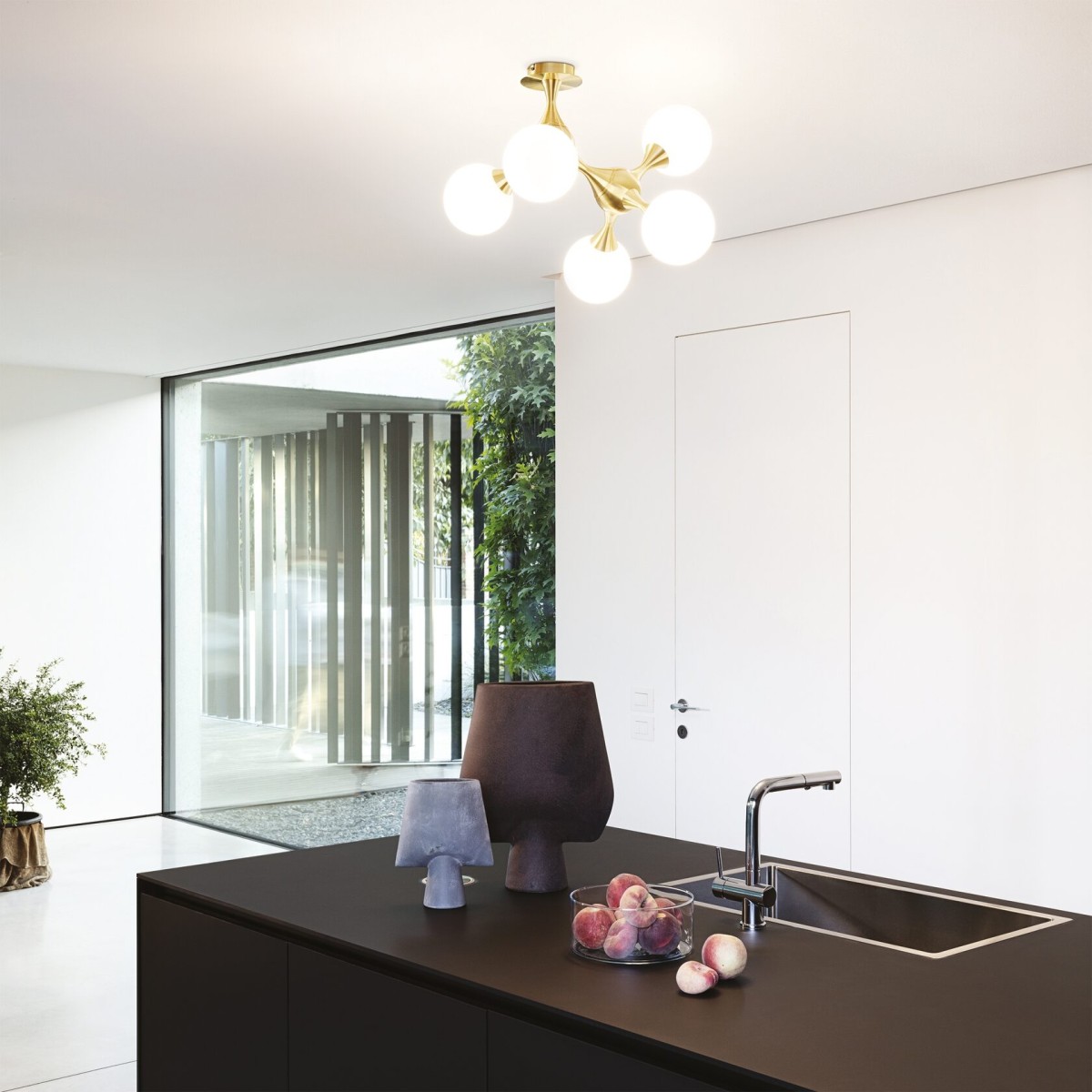 Люстра потолочная Ideal Lux Nodi PL5 Белый E14 073712
