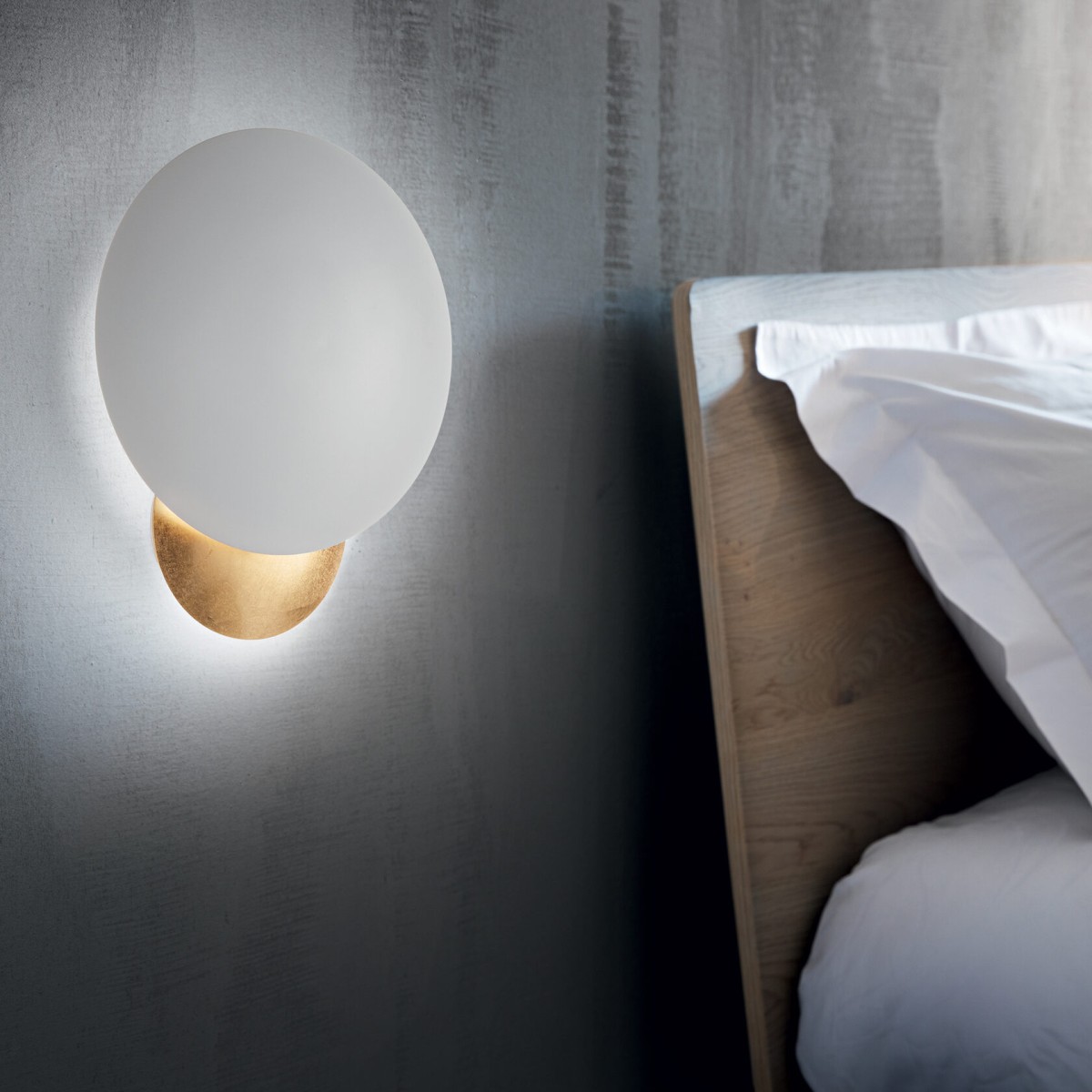Светильник настенный Ideal Lux Eclissi AP Золото 3000К LED 259048
