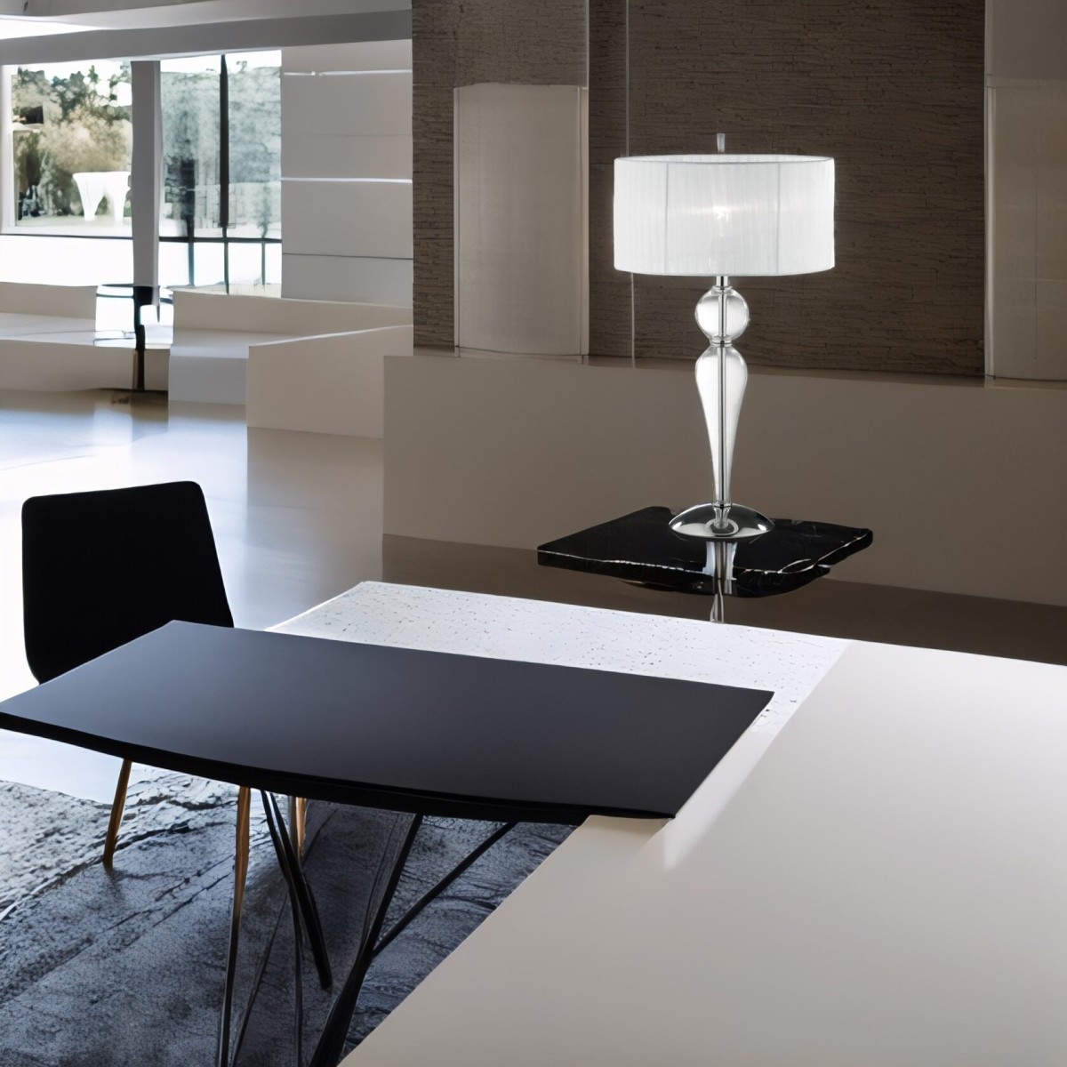 Лампа настольная Ideal Lux Duchessa TL1 Big Белый E27 044491