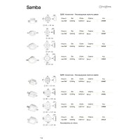 Светильник встраиваемый Ideal Lux Samba FI D55 Square Белый гипс GU10 229997
