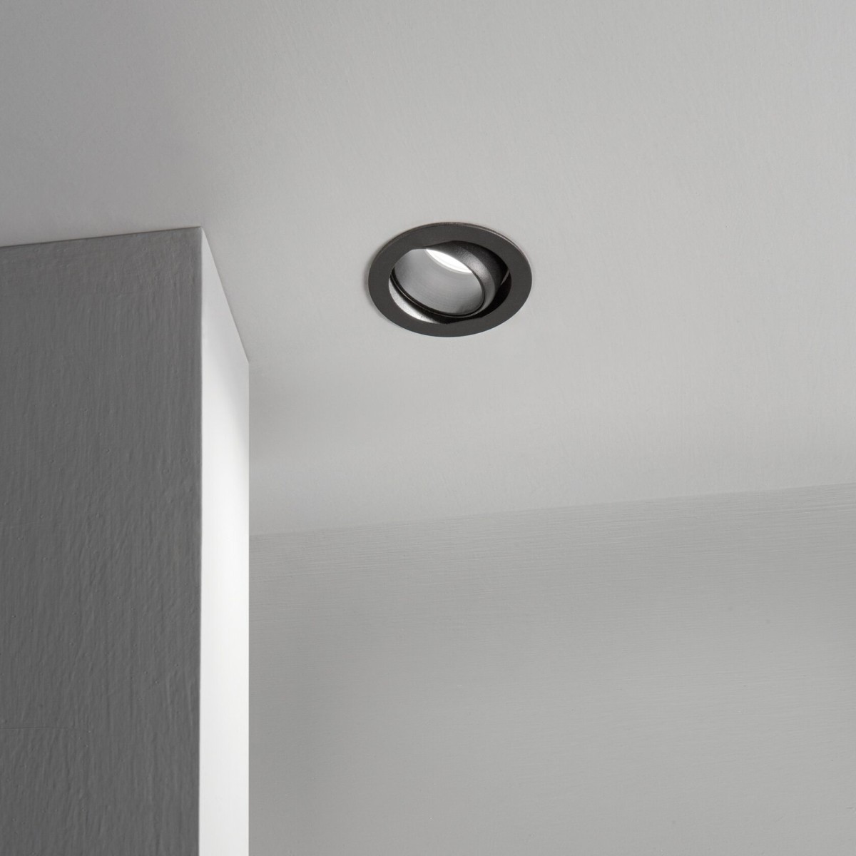 Светильник встраиваемый Ideal Lux Quark FI 9.0W Adjustable 3000K LED Черный 322971